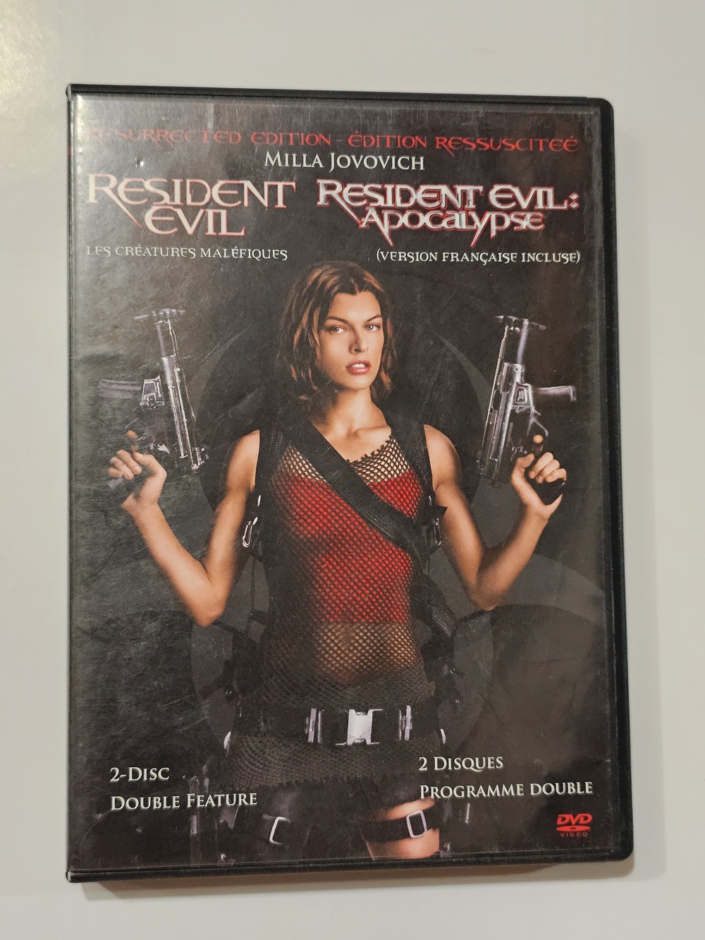 Resident Evil 1 & Apocalypse DVD 2 Disc Double Feature Milla Jovovich